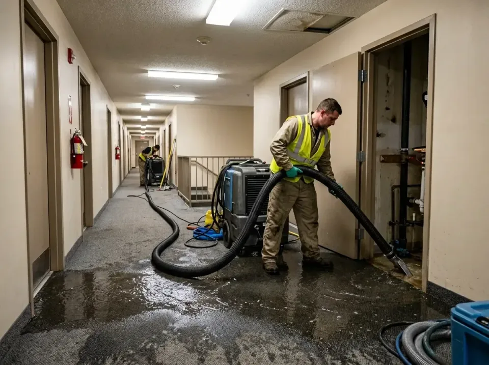 multi-unit-apartment-hallway-f-005 — frequently asked questions, Emergency Burst Pipe Water Extraction & Removal in Capitol…